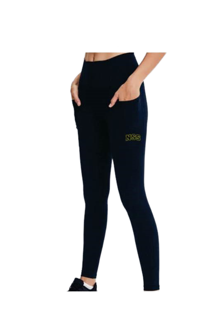 North Shore Swimming Full Tights w Pocket Navy Ladies